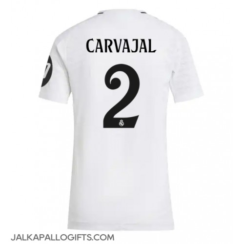 Real Madrid Daniel Carvajal #2 Kotipaita Naiset 2024-25 Lyhythihainen